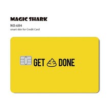 신용카드스티커 Magic Shark Cool Game 애니, 29 684_01 PVC_02 Small chip