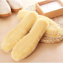 크록스호환 탈부착내피 1 쌍 양모 안창 두꺼운 양 캐시미어 겨울 깔창 발 통기성