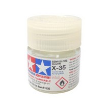 (81535) 타미야 아크릴 도료 X-35 세미 글로스 클리어 유광 10ml