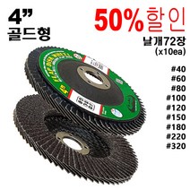 그라인더사포 원형사포 옵셋 사포날 연마날 해바라기사포 그라인더사포날 플랩디스크 원형빼빠, 40방