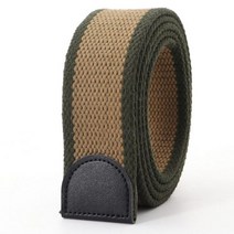 전술 캔버스 벨트 바디 남자 여자 두꺼운 4MM 밀리터리 폭 3.8CM 디자이너 110-140-160cm 버클 없음
