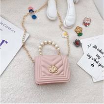 여아 미니 핸드백 크로스백 진주 핸드백