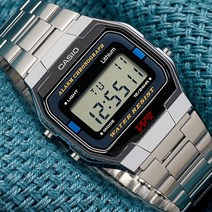 [CASIO] 카시오 A163WA-1Q 공용 메탈 빈티지 디지털 시계