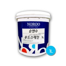 노루페인트 목재 방부목용 순앤수 우드스테인 1L 무광, 초코브라운, 1개