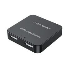 [해외] 방송 보드 비디오 캡쳐 카드 라이브 스트리밍용 acasis 4k type c to hdmi 호환 캡처 1080p 게임 캡처 레코더 박스 장치, Capture Card