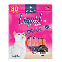 고양이 간식 비타크래프트 리퀴드스낵 (오리+베타글루칸) 15g x 30p, 1팩
