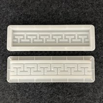 시멘트벽돌 담장블럭 디자인벽돌 시멘트 앤티크 사각 금형 정원 경로 만들기 3D 조각 미끄럼 방지 콘크리트, 한개옵션0