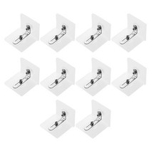 10pcs 홈 아니 드릴 책장 어린이 안전 아기 교정 방지 팁 스트랩 캐비닛 드레서 가구 벽 앵커 자기 접착제, 02 B