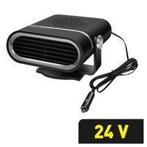 캠핑 선풍기 2022 자동차 히터 12V24V 150W 휴대용 앞 유리 성에 제거 및 안개, 24V Black