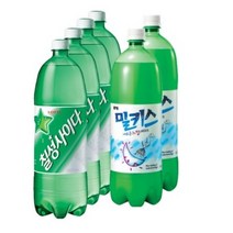 칠성사이다 + 밀키스, 1.5L, 13세트