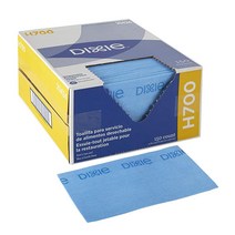 Dixie H700 Georgia-Pacific의 일회용 푸드 서비스 타월 블루 & 스트라이프 29424 타월 150개 1박스, 150 Wipers/Box, Blue-Blue Stripe