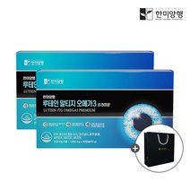 한미양행 눈건강 혈행개선 혈관청소 루테인 알티지 오메가3 선물세트(1000mg 30캡슐 3박스)+쇼핑백(중)포함, 2개, 90캡슐1박스