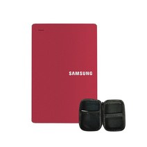 삼성전자 외장하드 Y3 HX-MK10Y39 + 파우치, 1TB, 오로라 레드(HX-MK10Y34)