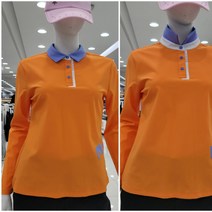 마코 모다남양주 여성 봄 에리배색포인트 기능티셔츠MMW1TS8134