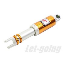 조정 280mm 290mm 오토바이 리어 서스펜션 리바운드 댐핑 쇼크 업소버 포크 12mm 10mm 스쿠터 먼지 자전거 진동 댐퍼, 1-금