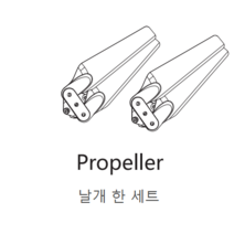 브랜드 정품 보증[무료 AS/무료배송]EKASN 6K 카메라 GPS 접이식 드론 30비행시간+한글/영어 설명서+수납백 VR 안경 사은품 증정 DR4, 날개 한 세트(부품,드론 없음)