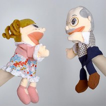 유아 역할극 가족구성 복화술 손인형 6종 그림책놀이 상황극놀이 6개월아기 역할놀이인형 집중력놀이