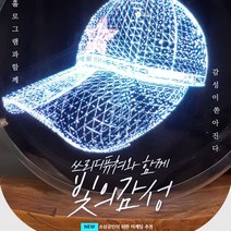 셀픽 3D 홀로그램 LED 54X21X11cm 디스플레이 광고간판 보호커버 스탠드받침, 원형받침 스탠드(100-180cm) 1개