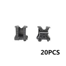 레고호환 부품 블럭 블록 피규어 군사 빌딩 전술 조끼 특수 경찰 육상 포스 방탄 조끼 보병 육군 벽돌, 05-20개