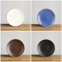 피어몰 이천도자기 담소 원부페 1호 접시 16cm 넓은 그릇, 화이트