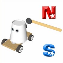 뉴 자석으로 가는 자동차 만들기(1인용), 1개