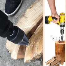 나무쪼개기 해머 참나무 오거 목재 파기 장작 나무쪼개는 비트 나선형 미니 전동드릴, 쿠팡 32, 32