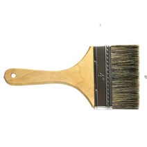 도배 풀칠 붓 4인치 나무손잡이 인공모 막붓 페인트붓 브러쉬 솔 시공, 상품선택