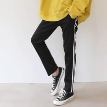 스타일오늘 여성 기본 츄리닝 바지 트레이닝 팬츠 검정무지.두줄 2종