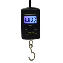 낚시 물고기 저울 캐리어 디지털 무게 측정 40kg10g 미니 디지털 스케일 휴대용 led 전자 교수형 낚시 디지털 포켓 후크 스케일 여행 가중 도구, 3-갈색