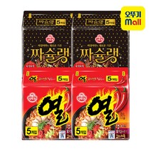 열라면 5입x2개+짜슐랭 5입x2개, 단품