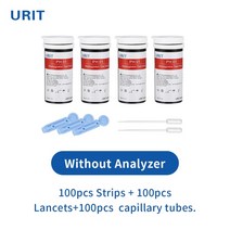 휴대용 비파괴 당도측정기 URIT PH-01 50/100/150pcs 헤모글로빈 분석 테스트 스트립 미터 홈 Hb 빈혈 테스, 02 100 strips