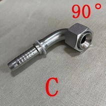 유압호스 고압 Metric M10-42 유압 콘 호스 엔드 withold 유형 튜브 고압 피팅 6-25mm 가시 조인트 커넥터, 05 C bend_09 10MM to M16x1.5