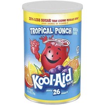 쿨에이드 트로피컬 펀치 맛 드링크 믹스, 1.78kg, 1개, 트로피컬 펀치(Tropical Punch)