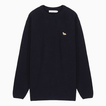 [메종키츠네] [명품]22FW 베이비 폭스 풀오버 네이비 니트 IM00511KT1064
