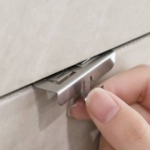 1+1 무타공 아트월 후크 브라켓 2개, 대