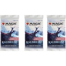 매직: 더 개더링 세트 부스터 팩 3팩 MTG Kaldheim : Toys & Games, 단일옵션