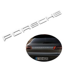 포르쉐 이니셜 엠블럼 파나메라 카이엔 마칸 레터링, GTS (블랙), C TYPE (ACC BADGE)