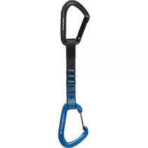 블랙다이아몬드 핫포지 하이브리드 퀵드로우 클라이밍 암벽등반 장비, Blue, 16cm
