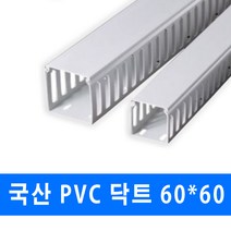 남양 케이엠 PVC 닥트 전선관정리 60x60 (15571) 2개, PVC닥트_15571_60x60_1M_2개
