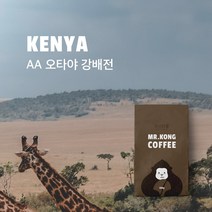 미스터콩 케냐 AA 오타야 강배전 (당일로스팅 원두커피), 중간분쇄(더치커피), 200g, 1개