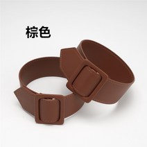 트렌치 코트 벨트 버클 허리띠 다목적 슬리브 가죽 윈드 브레이커 가죽 손목 스트랩 다운 재킷 스트랩 코트 커프 스트링 장식 벨트 블랙