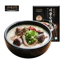 선비찬 사골순대국 600g X 7봉 국산토종순대 고기 HACCP시설조리, 7팩, 600