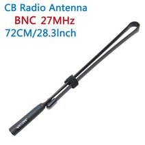 27Mhz BNC 커넥터 전술 안테나 72/108CM/42.5 인치 길이 호환 코브라 미드랜드 유니든 애니톤 휴대용 CB 라, 01 72cm length