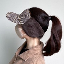 골프 방한모자 귀달이 귀마개 털 퍼