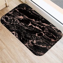 스톤 스트라이프 대리석 패턴 미끄럼 방지 스웨이드 카펫 도어 매트 1 개 40x60cm 현관 야외 주방 거실 바닥 러그 48276, [12] 2DD-48276-040