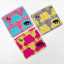 아츠코마타노 타올 손수건 낮잠 3color 일본 수입, 옐로우
