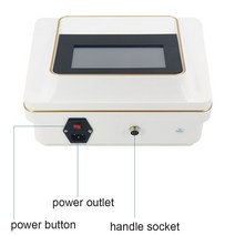 2in 1 충격파 치료 기계 전문 장비 7 스크린 발기 통증 완화, 02 UK Plug carton