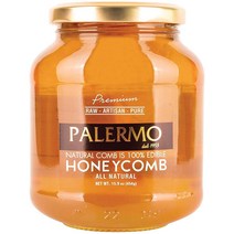 Palermo 100% Edible All Natural Honeycomb 팔레르모 100% 에디블 올 네추럴 허니콤브 15.9oz(454g), 1개, 454g