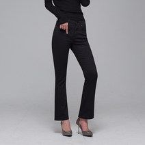 클로니아 라인핏 블랙 허리스판 부츠컷진 EM7W55