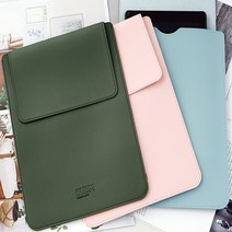 슬림 태블릿 가죽 맥북 파우치 12인치 노트북 아이패드 가방 케이스 액세서리 용품, 블랙